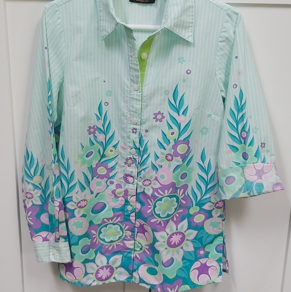 Bob Mackie Vintage button down shirt - Picture 4 of 8